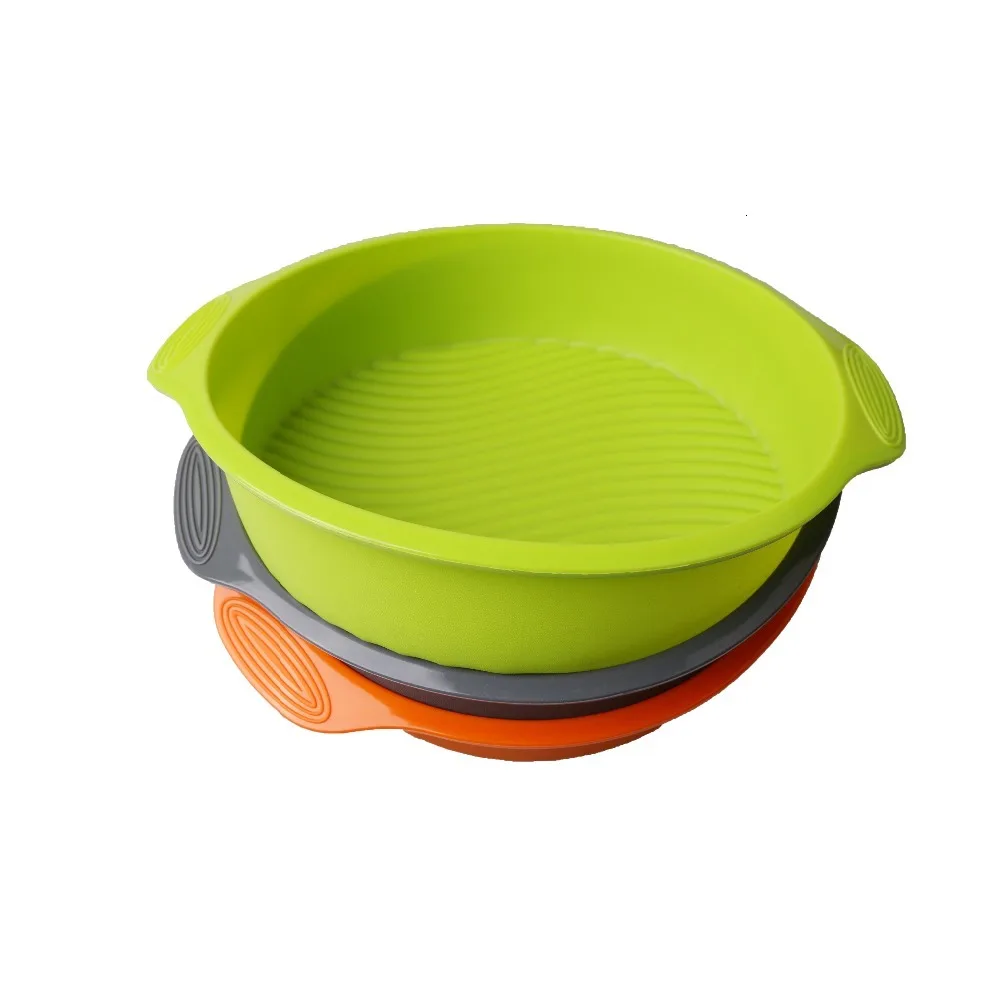 Delidge 1 шт., 28*22,5*6 см, круглая силиконовая форма для тортов, 3D помадка, шоколадный фонант, форма для выпечки хлеба, тортов, сделай сам, кухонные аксессуары