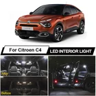 Canbus интерьер светодиодный Купол Карта Чтение дверсветильник комплект для Citroen C4 Пикассо Гранд Пикассо 2007-2020 автомобильная лампа автозапчасти