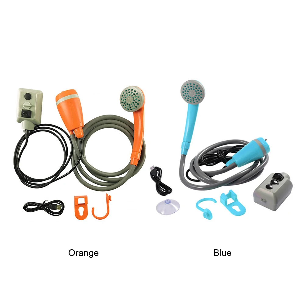 

Portable Camping Shower Outdoor Camping Shower Pump Rechargeable Shower Head for Camping Hiking Traveling Outdoor Tool