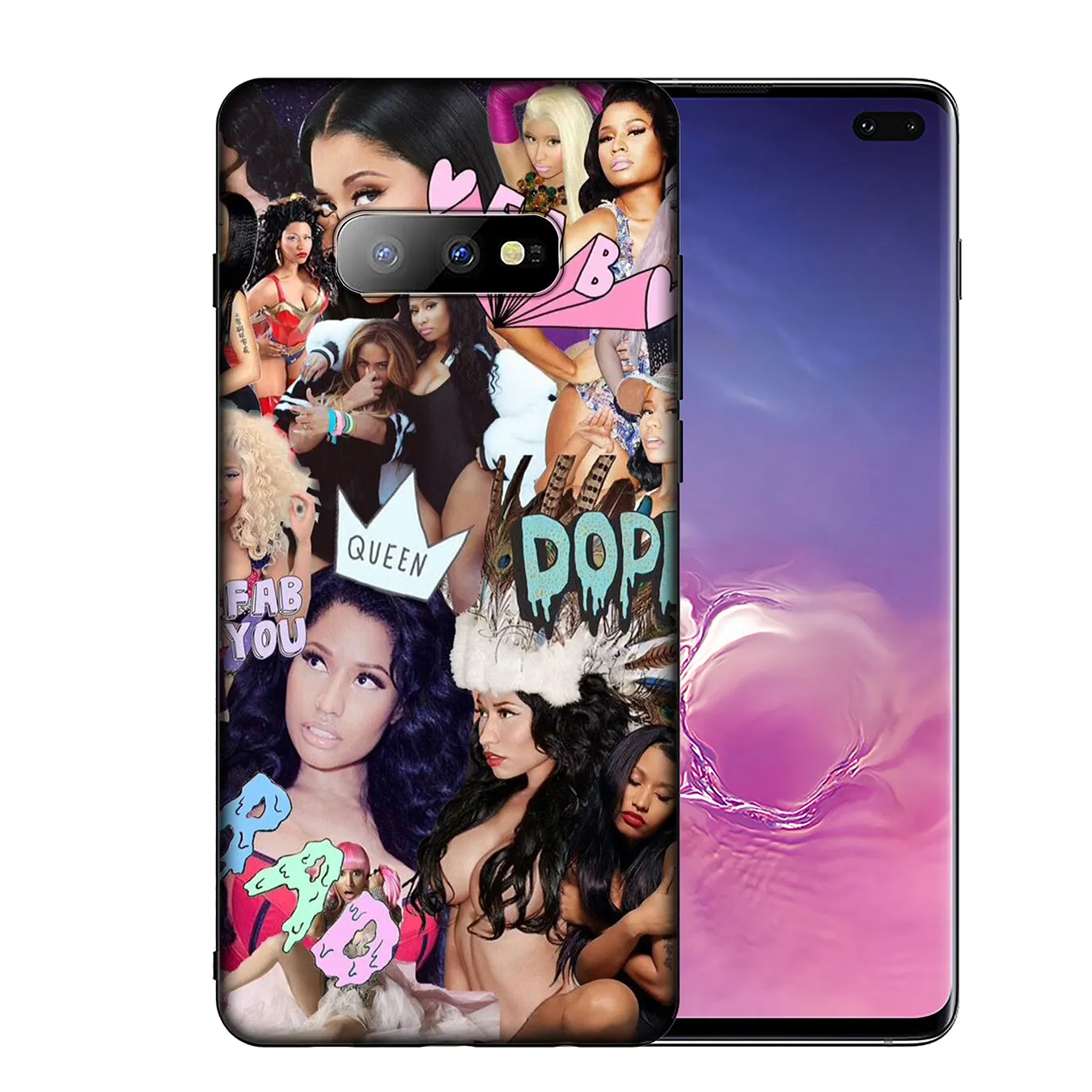 Силиконовый чехол для телефона IYICAO Nicki Minaj из мягкого ТПУ Samsung Galaxy S20 Ultra S10 Lite S9 S8 Plus