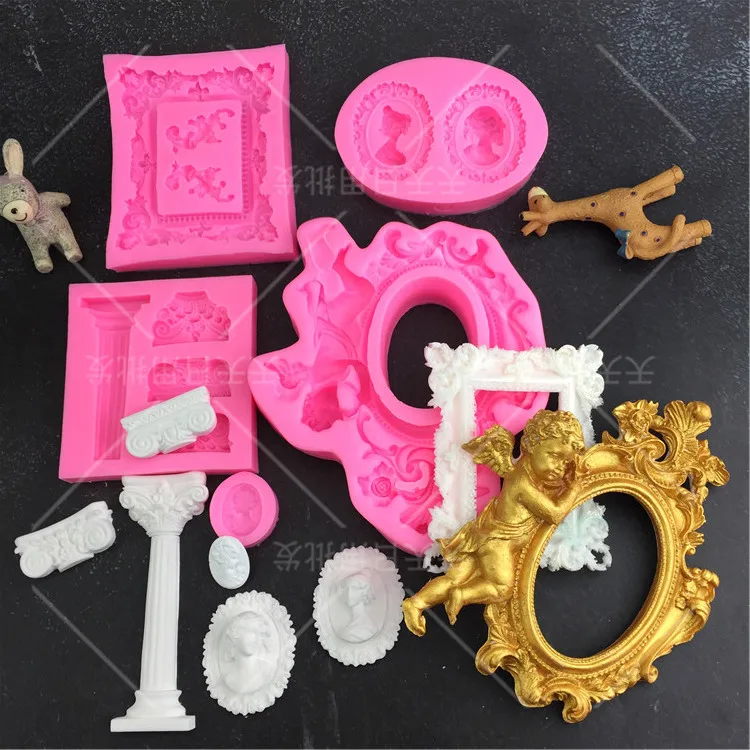 1 шт. силиконовые формы для фоторамки украшение торта сахарата помадки шоколада