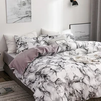 nordic duvet cover set marble pattern simple quilt cover comforter bedding sets bet set queen king duvet cover with pillowcase