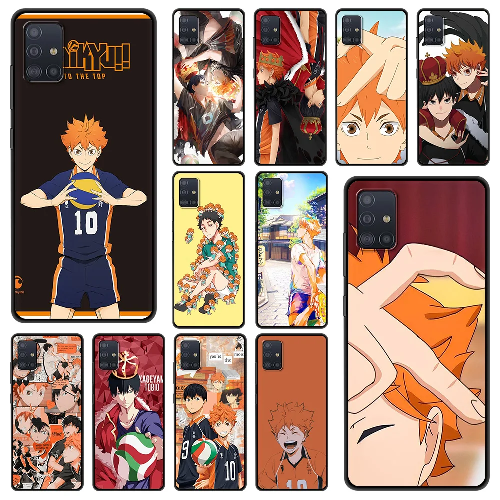 

Haikyuu Hinata Anime Phone Case for Samsung Galaxy A12 A22 A32 A50 A70 A52 A40 A10 A20 A30 Cover Silicone Soft Luxury Shell TPU