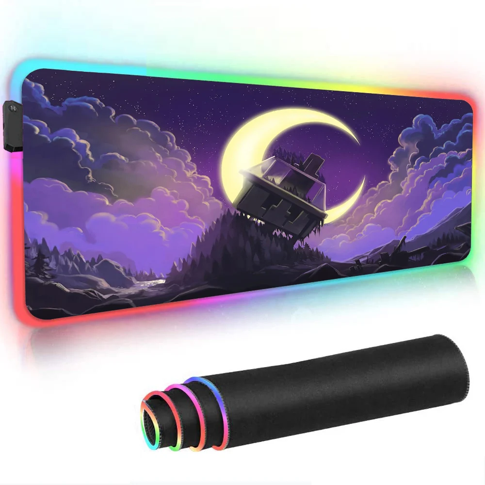 

Pc Accessories Rgb Gaming Table Baking Mat Kawaii Keyboard Anime Desk Pad Led Carpet Mousepad Company Mouse Pad Gamer 800x300