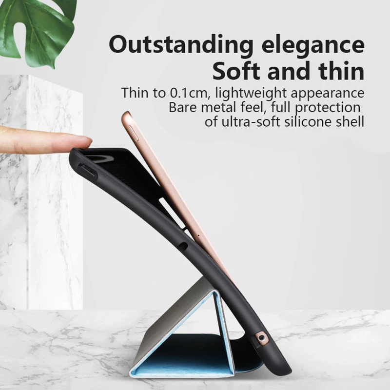 Чехол UTHAI E017s для iPad Air 3 чехол 2019 дюйма ультратонкий магнитный мягкий силиконовый