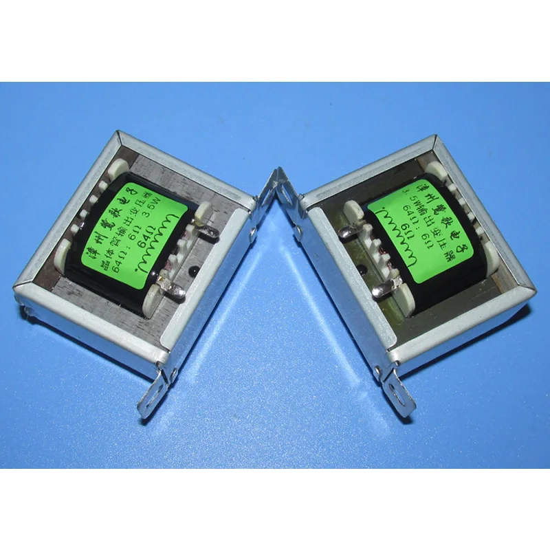 

64Ω: 4-8-16Ω transistor power amplifier output transformer 3.5W, frequency response: 30HZ--95KHZ-3DB