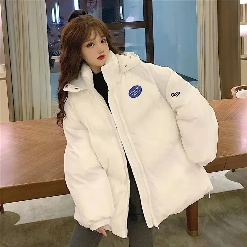 Cotton-Padded Jacket New Style Women'S Bread Jacket Short Women'S Winter Clothes Parkas Small Tide Thick Super Thick Coat Female