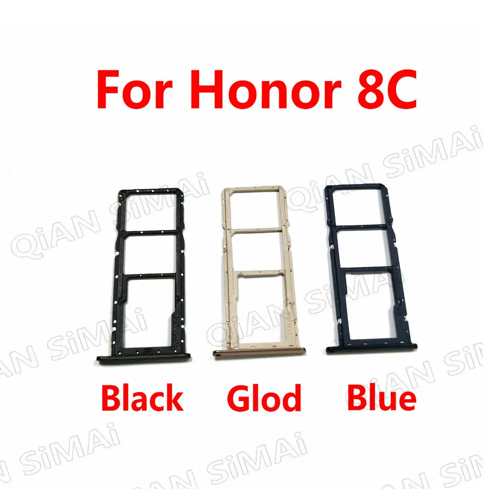 

Новый слот для SIM-карты, адаптер для держателя лотка для Huawei Honor 8C, детали для замены