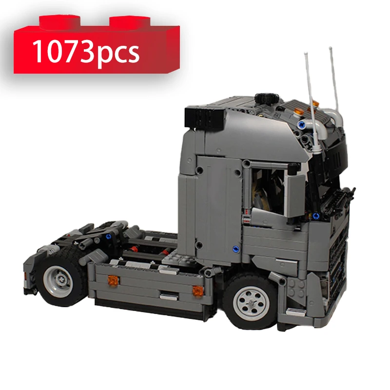 

High-tech Truck Engineering FH Tractor Unit Model Building Blocks Vehicle Car Bricks Set Educational Toys for Children MOC-37849