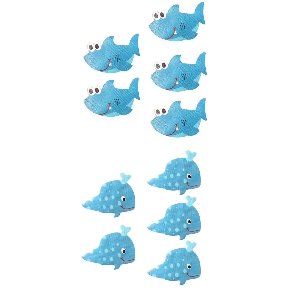 10 шт. Нескользящие наклейки для ванной и душевой кабины | Дом сад