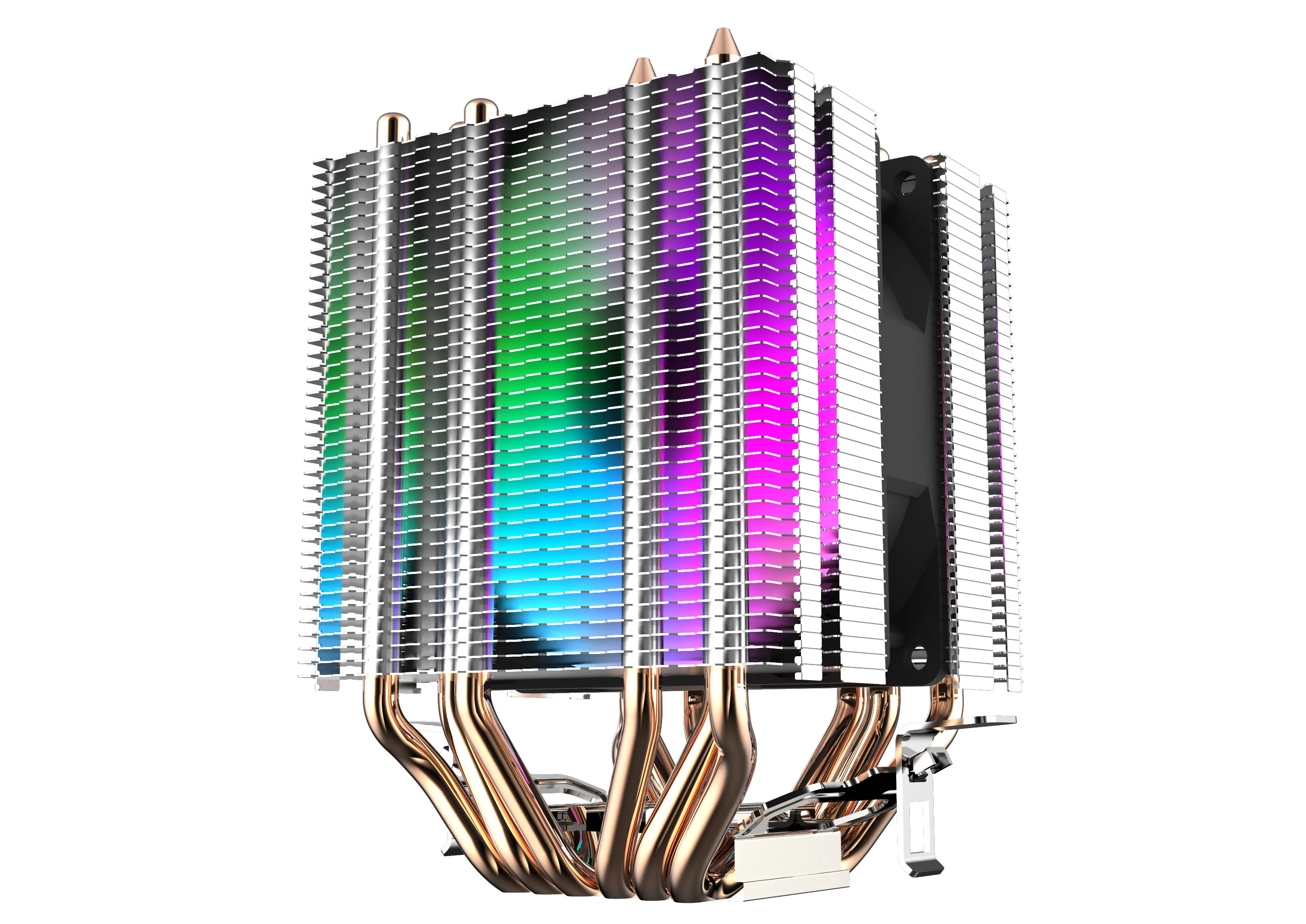 Кулер для процессора Darkflash 6 тепловых трубок двойной башенный радиатор 90 мм