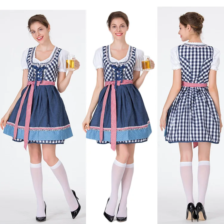

German Oktoberfest Halloween Adult Masquerade Dance Maid Girls Costumes