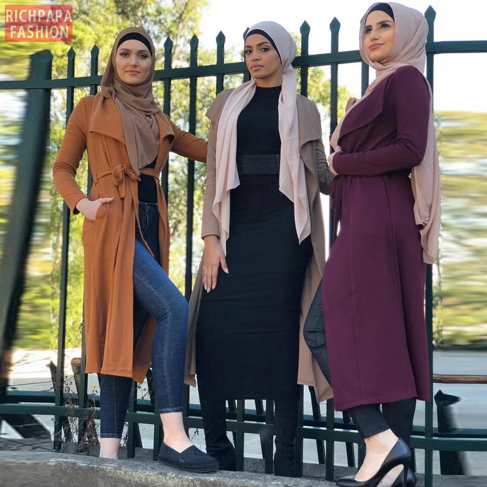 Plus Size Kint Kaftan Abaya Turkish Dubai Kimono Hijab Muslim Dress Cardigan Caftan Marocain Abayas For Women Islam Clothing |