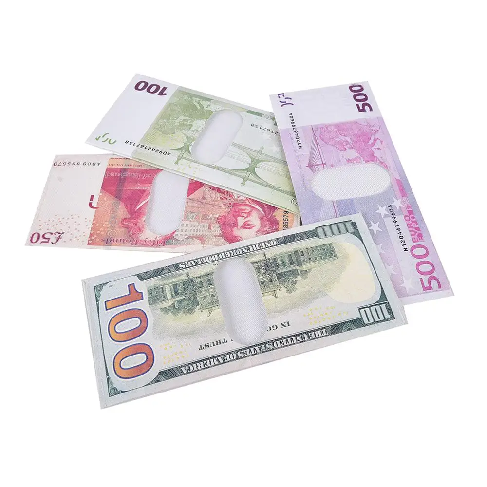 Креативный Шикарный кошелек с зажимом для денег мужской холщовый унисекс