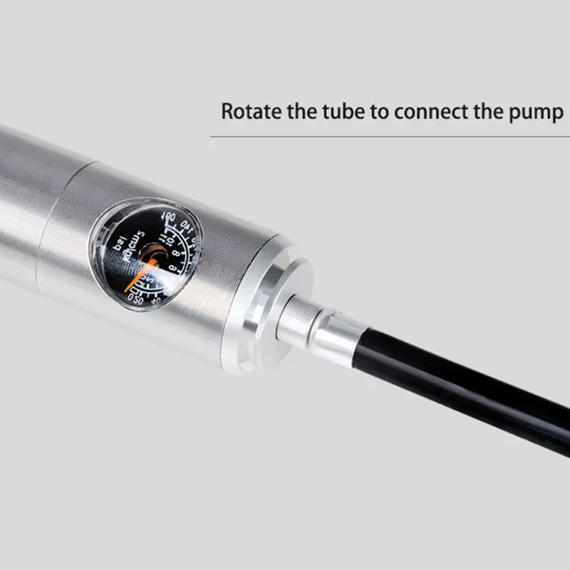 

Mini Bicycle High Pressure Pump Aluminum Alloy Tire Ball Inflator Accessories