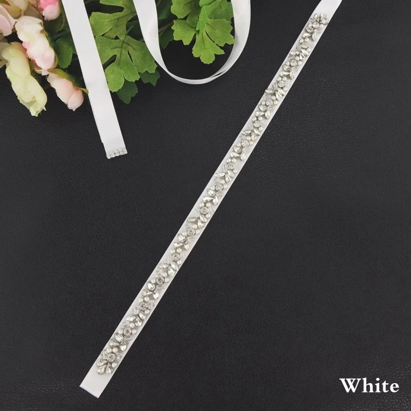 JLZXSY ручной работы искусственный кристалл свадебный пояс тонкий для подружки