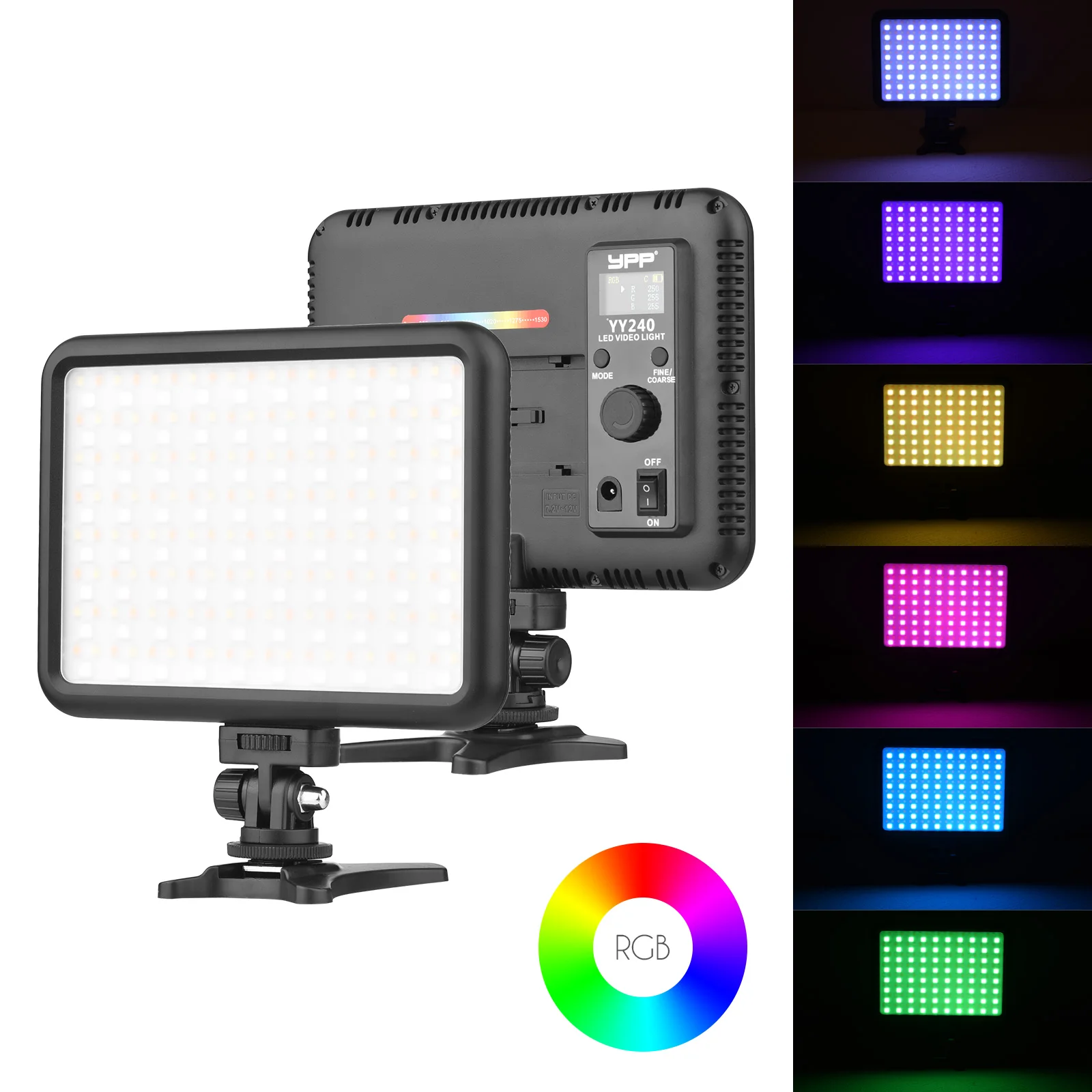 

RGB светильник Светодиодная для видеосъемки, 14 Вт, 2500-8500 к, CRI95