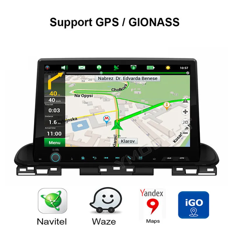 Автомагнитола YMODVHT 9 дюймов 4 Гб + 64 ГБ Android 0 для Kia Cerato 2018 стерео GPS навигация