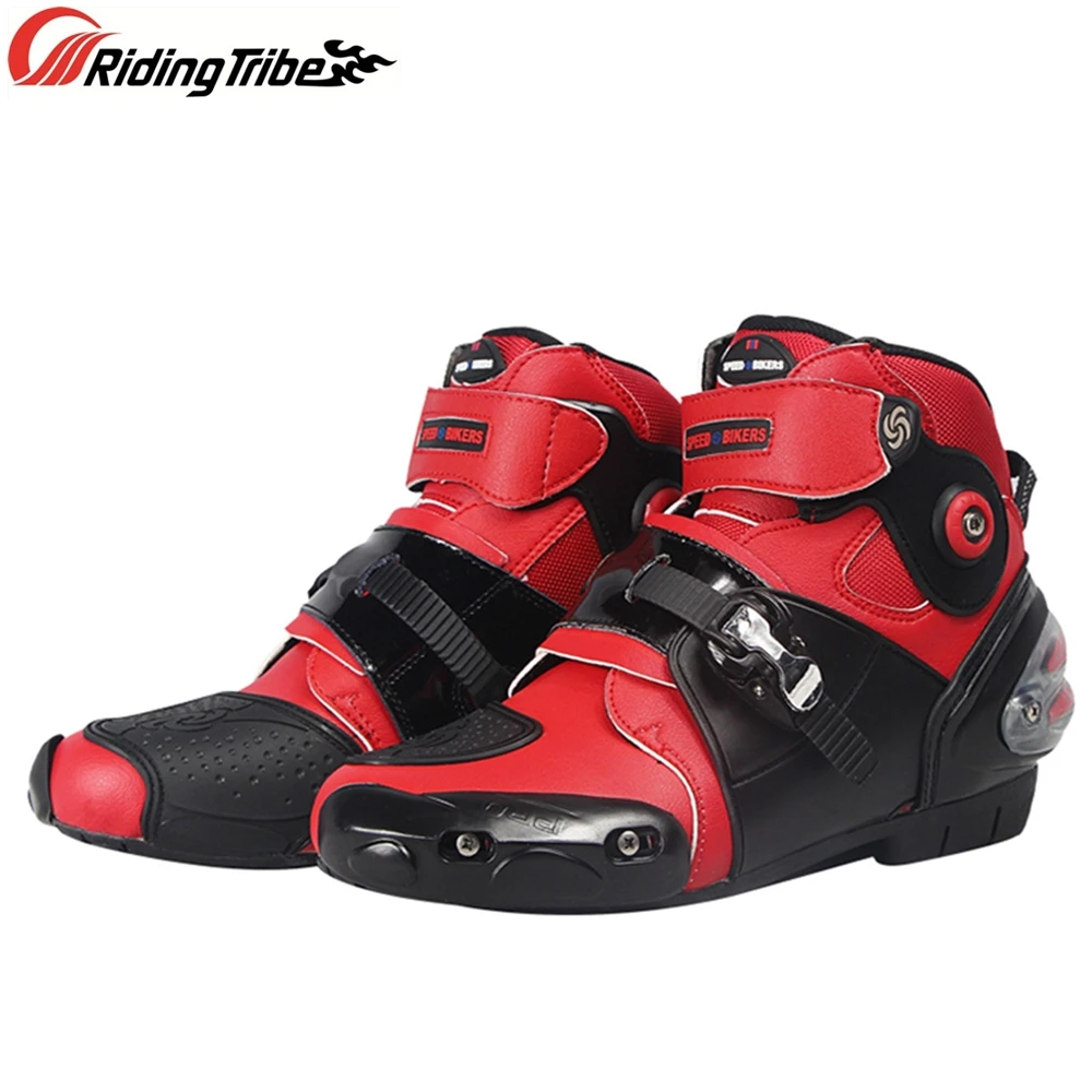 Женские мотоциклетные ботинки обувь для верховой езды Нескользящие дышащие