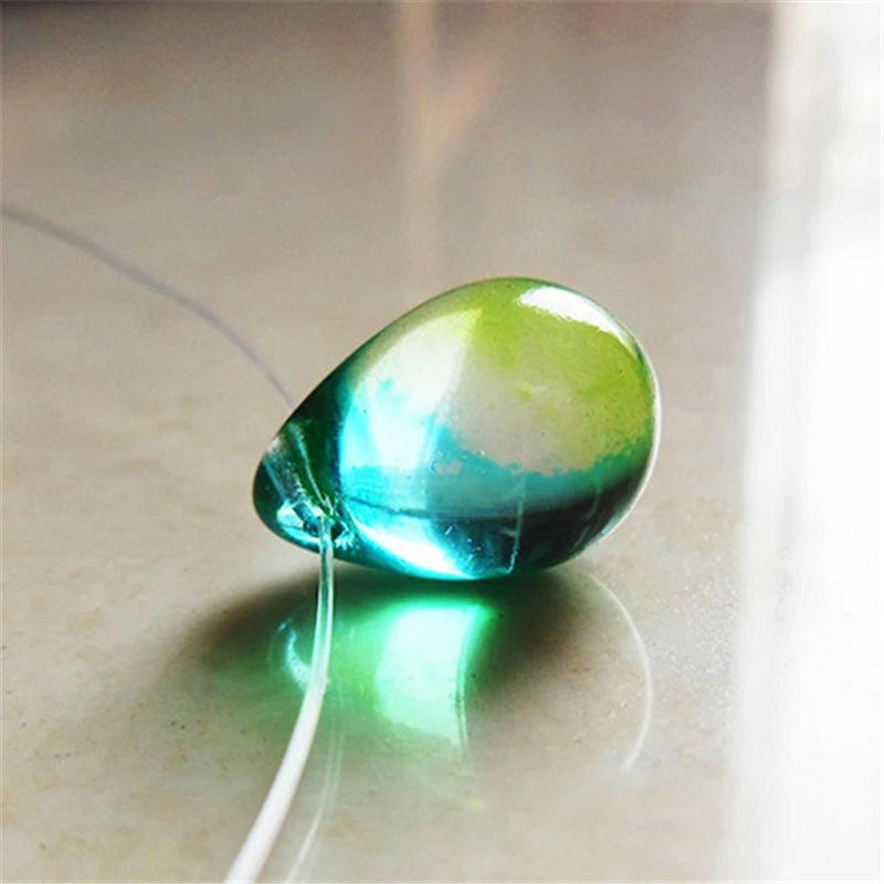 Женское Ожерелье с кристаллами в форме капли прозрачная леска из циркония