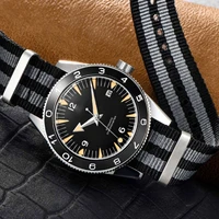 new men mechanical wristwatch luminous luxury ceramic bezel automatic watch sapphire nylon nh35 watch for men relogio masculino