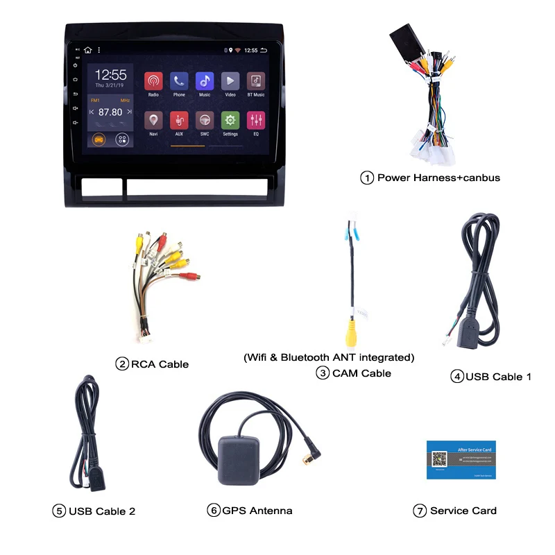 2G ram 32G rom Android 8 1 gps навигация 9 дюймов стерео для 2005 2013 Марка Toyota Tacoma/HILUX