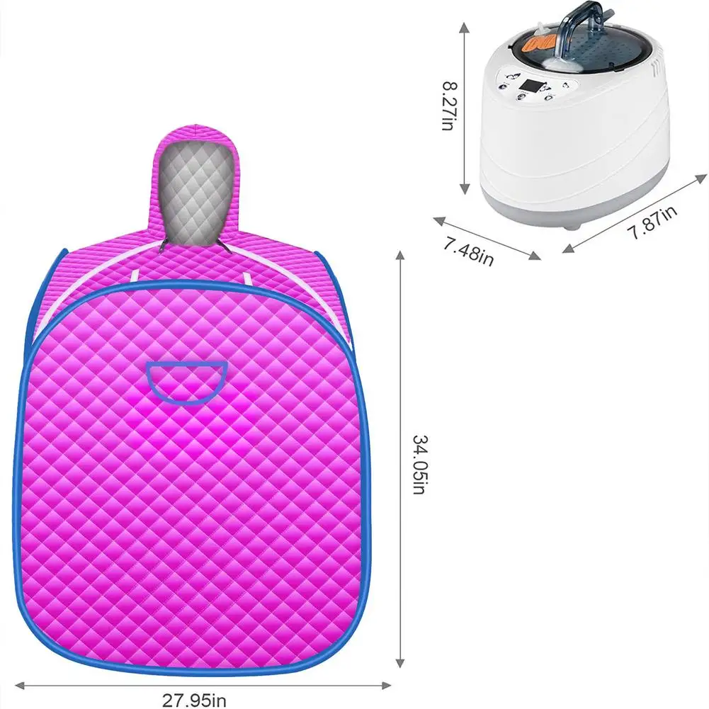 

Indoor Sauna Spa Tent 1000W Foldable Portable Steam Sauna Room Tent Loss Weight Slimming Skin Spa Detox Therapy Fold Sauna Cabin