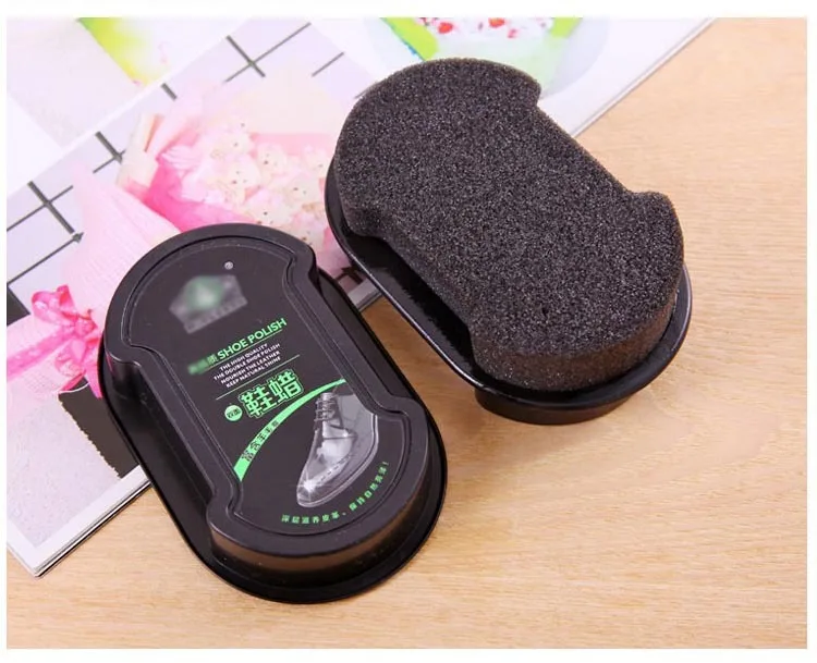 Один блеск Двусторонняя кожа щетка для обуви Крем бесцветный обувной воск Для