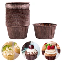 50pcs paper cake cupcake liner baking muffin box cup case party tray cake mold decorating tools round shaped small muffin boxes