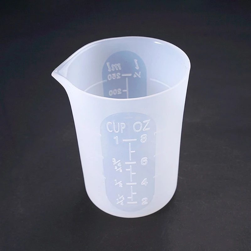 

7 Pcs Silicone Measuring Cups Mixing Cup Dispensing Stirrer Stirring Rods DIY UV Epoxy Resin Tools Kit