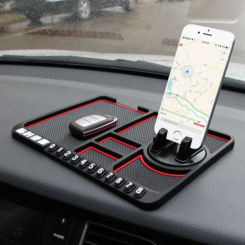 Противоскользящий коврик для приборной панели автомобиля GPS держатель