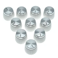 10x amplifier knobs white w chrome cap push on knobs for marshall amplifier guitar amp knobs
