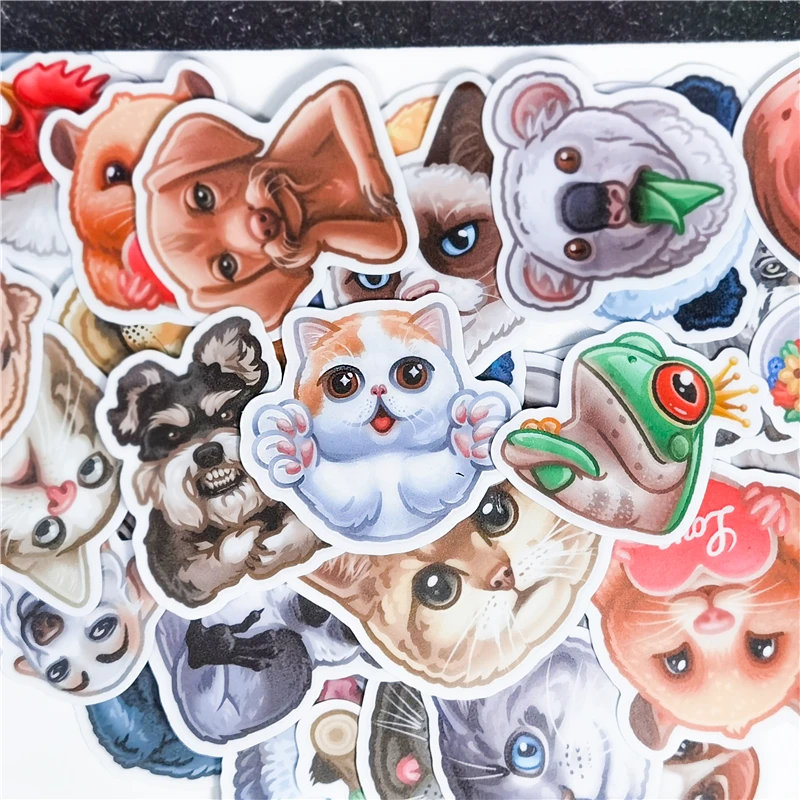 

35pcs cute My Naughty Cats animal Paper Sticker Kawaii Planner Diary Stickers Scrapbooking Stationery Escolar School Supplies
