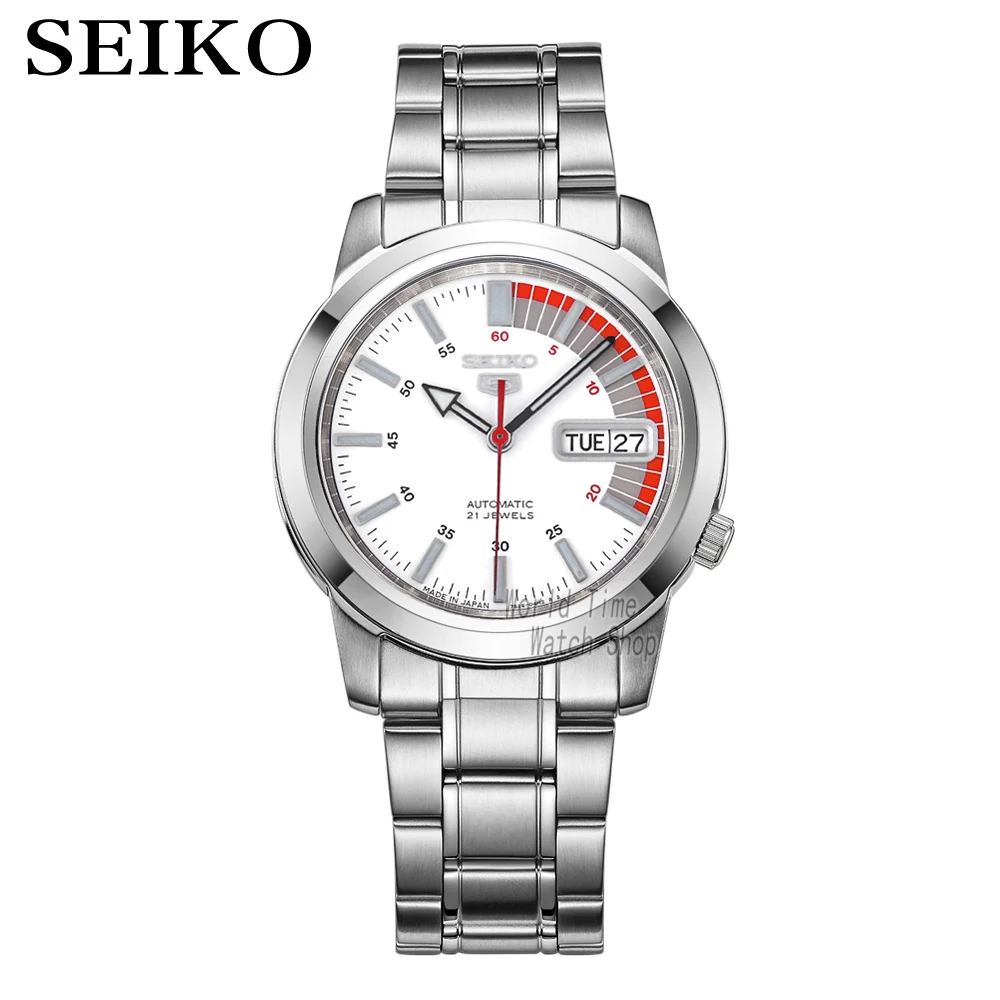 Seiko часы для мужчин 5 автоматические Декодер каналов кабельного телевидения