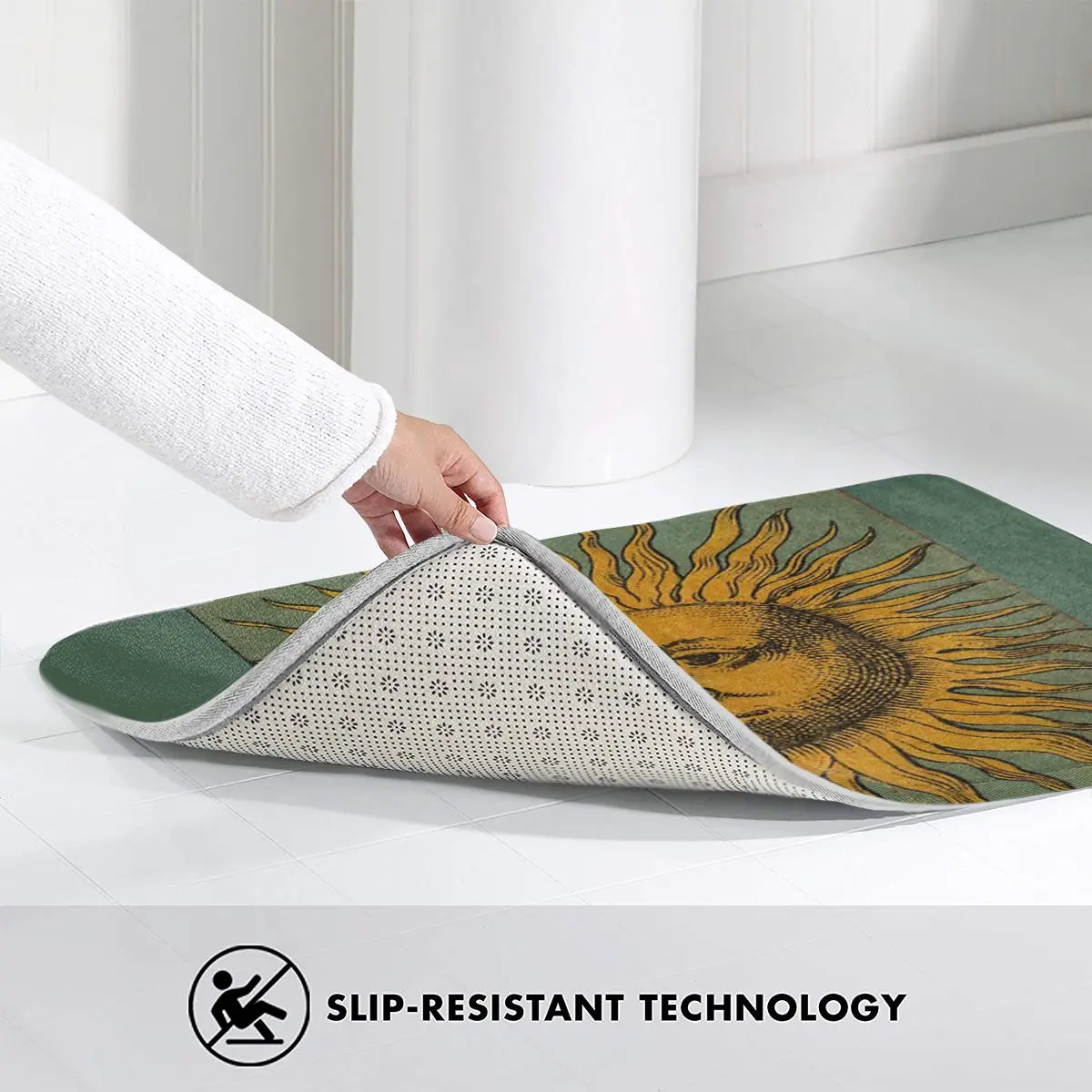 Винтажный коврик с солнцезащитным ковровым покрытием для украшения дивана