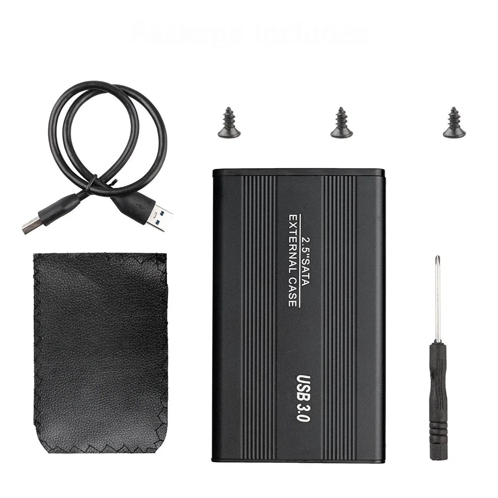 2 5-дюймовый чехол для ноутбука SATA HDD из алюминиевого сплава Sata USB 3 0 SSD HD жесткого