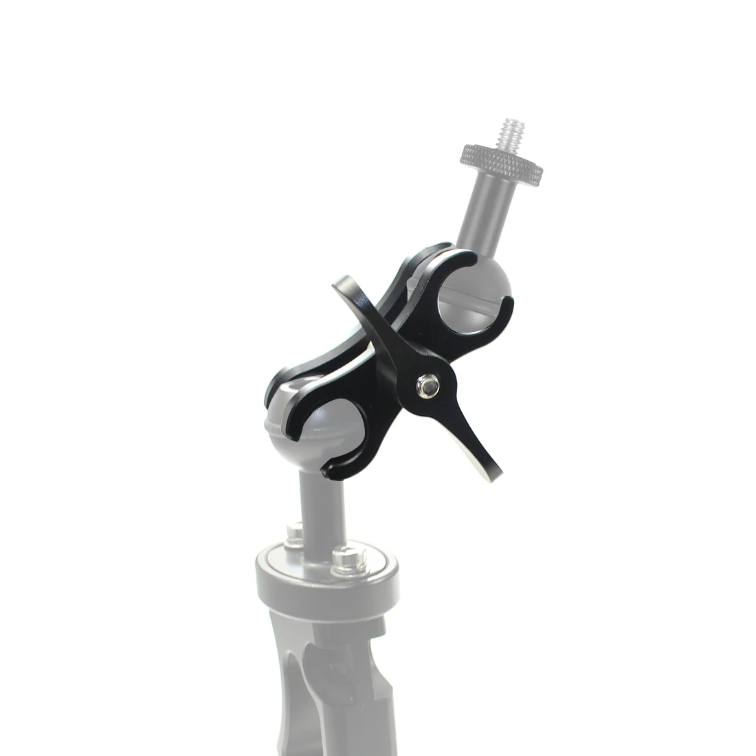 

CNC бабочка клип огни рычаг шаровой головкой адаптер крепление для дайвинга тройной зажим разъем штатива для Gopro для Osmo действий