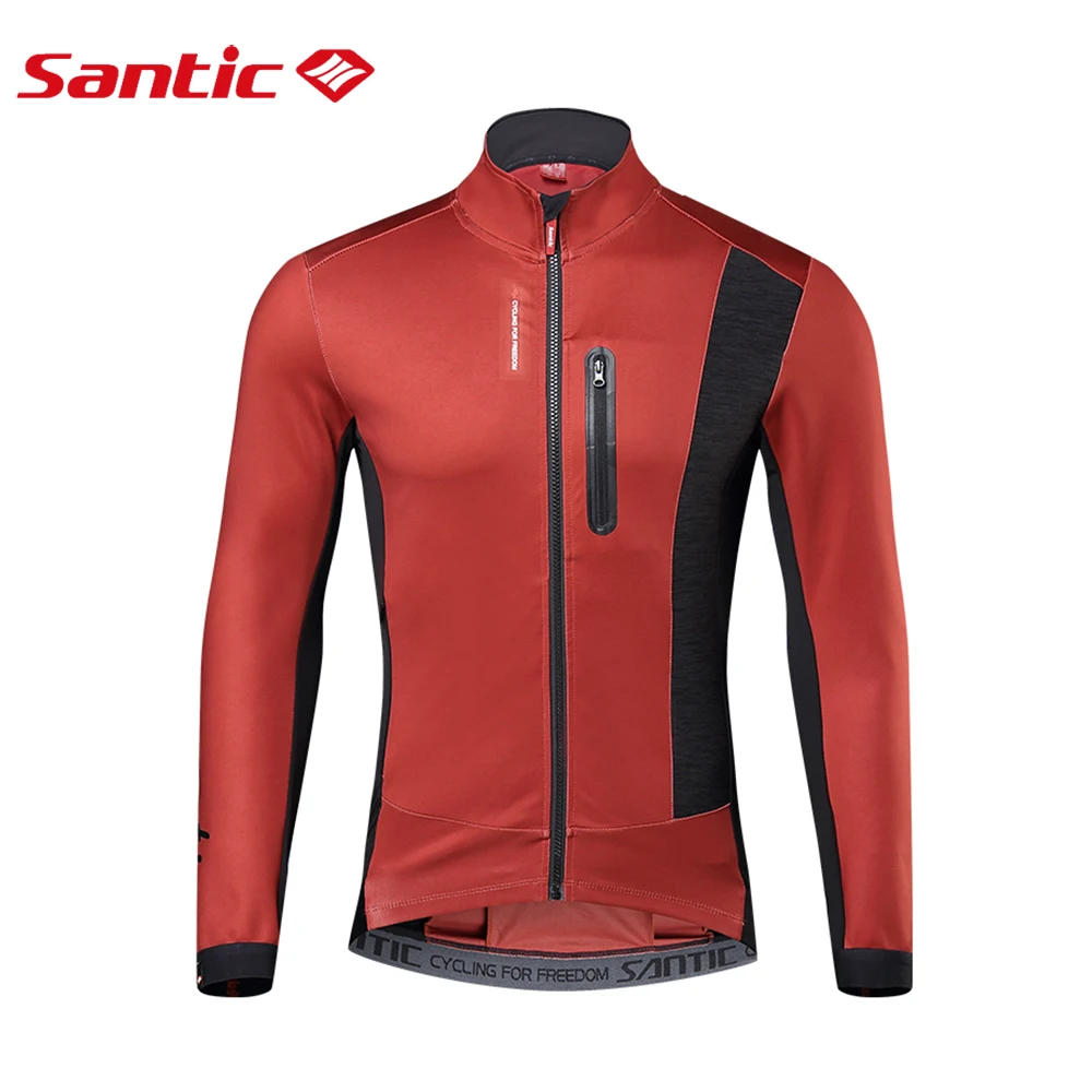 Мужская велосипедная куртка Santic ветрозащитная одежда для шоссейного велосипеда