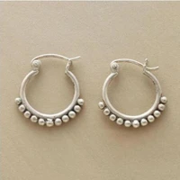 stylish female round wire earrings vintage simplicity trend round line trend earrings for women party statement jewelry brinco