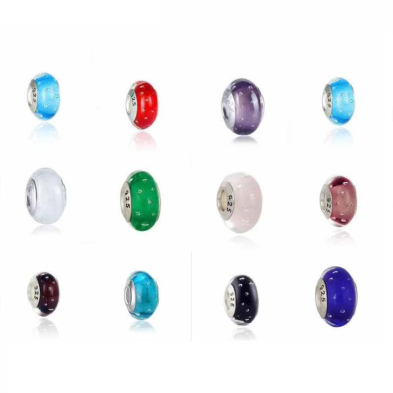 Fit Pandora Подвески Серебро 925 оригинальный браслет бусины для изготовления