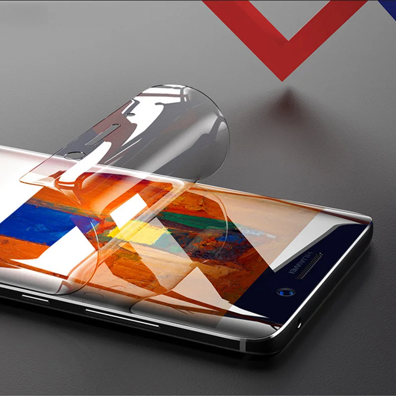 Мягкая Гидрогелевая пленка для Samsung Galaxy S10 S9 S8 A8 Plus 5G Полная Защита экрана Note 10 9 8 S7