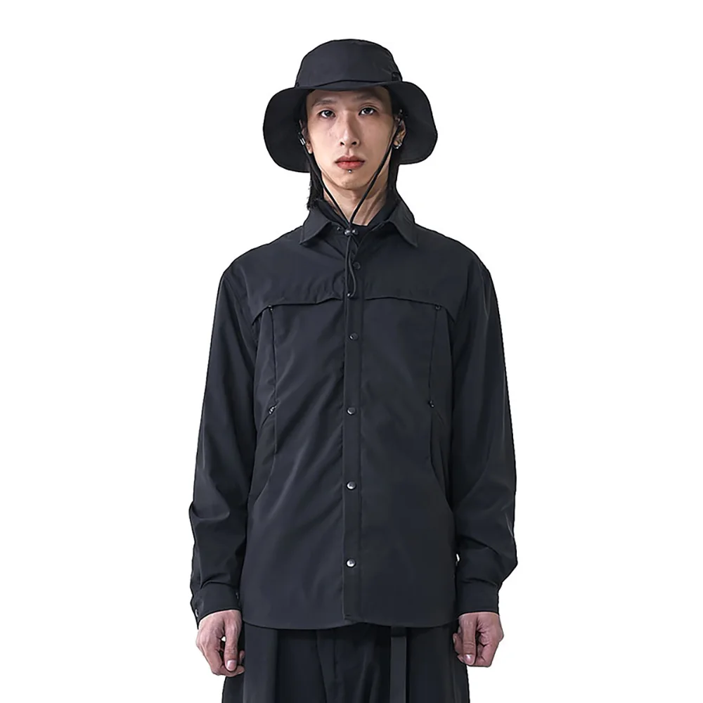 

PUPIL TRAVEL Techwear Urban Cargo Shirt Hip Hop Style Punk Fashion