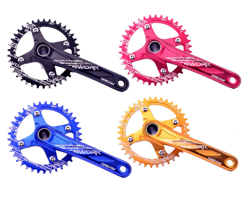 Einzigen geschwindigkeit system Breite kettenblatt 104 BCD RUNDE 32t 34t 36t 38t MTB 11 s 10 s 9 s 1*11 Kurbel Kettenblatt Ring