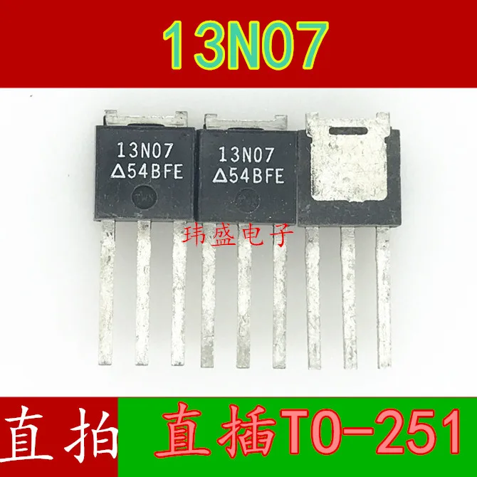 

10pcs 13N07 CED13N07 MOS 11A/70V TO-251