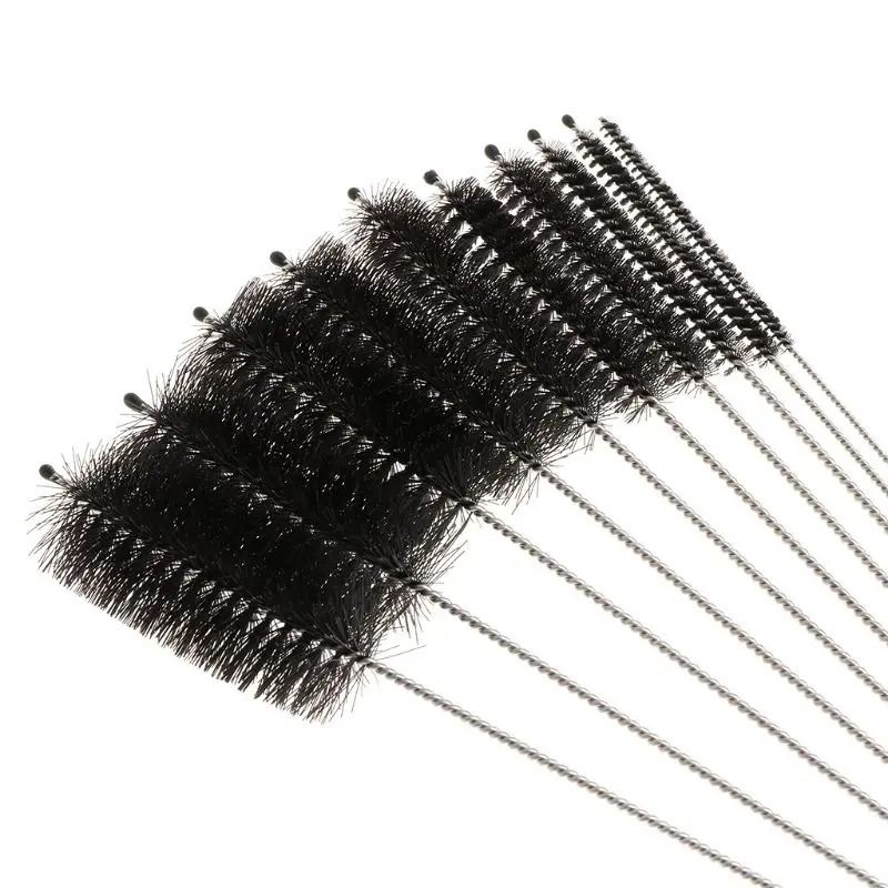 

10Pcs Aquarium Brushes Set Pipe Cleaning Tool Tube Cleaner For Drinking Straw Glasses Keyboard Jewelry Bottle Jar Household