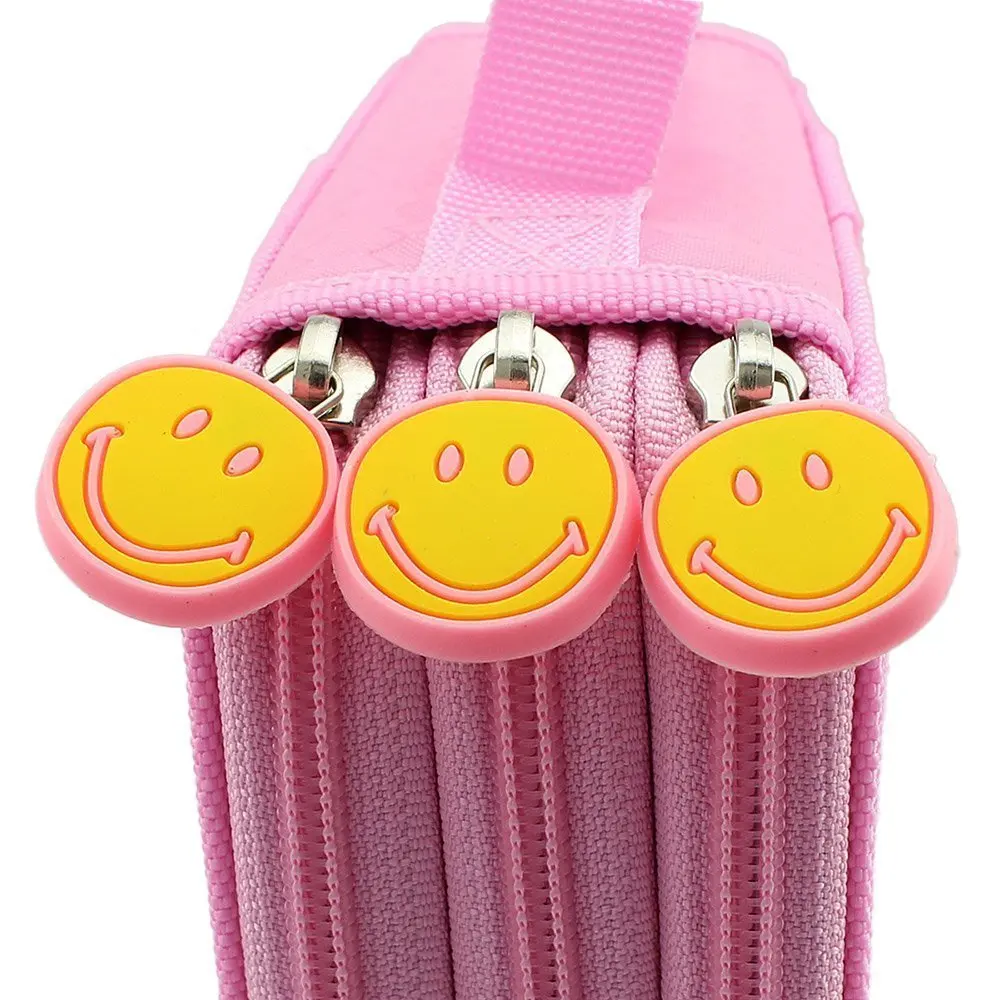 Мини школьный чехол для карандашей 48 отверстий пенальти 3 слоя большой ручки