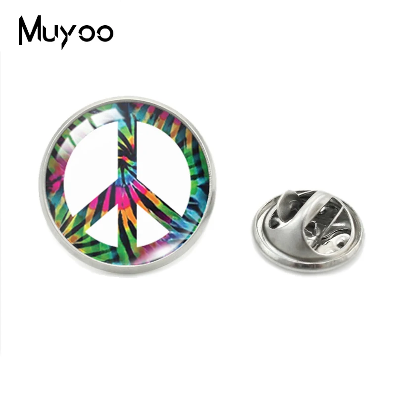 Булавки для одежды в стиле хиппи стеклянные с кабошоном | Украшения и аксессуары