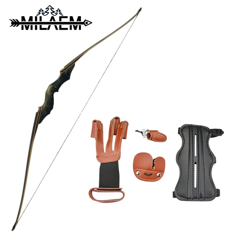 Деревянный Рекурсивный лук для стрельбы из лука 60 Дюймов 30/35/40/45/50/55/60