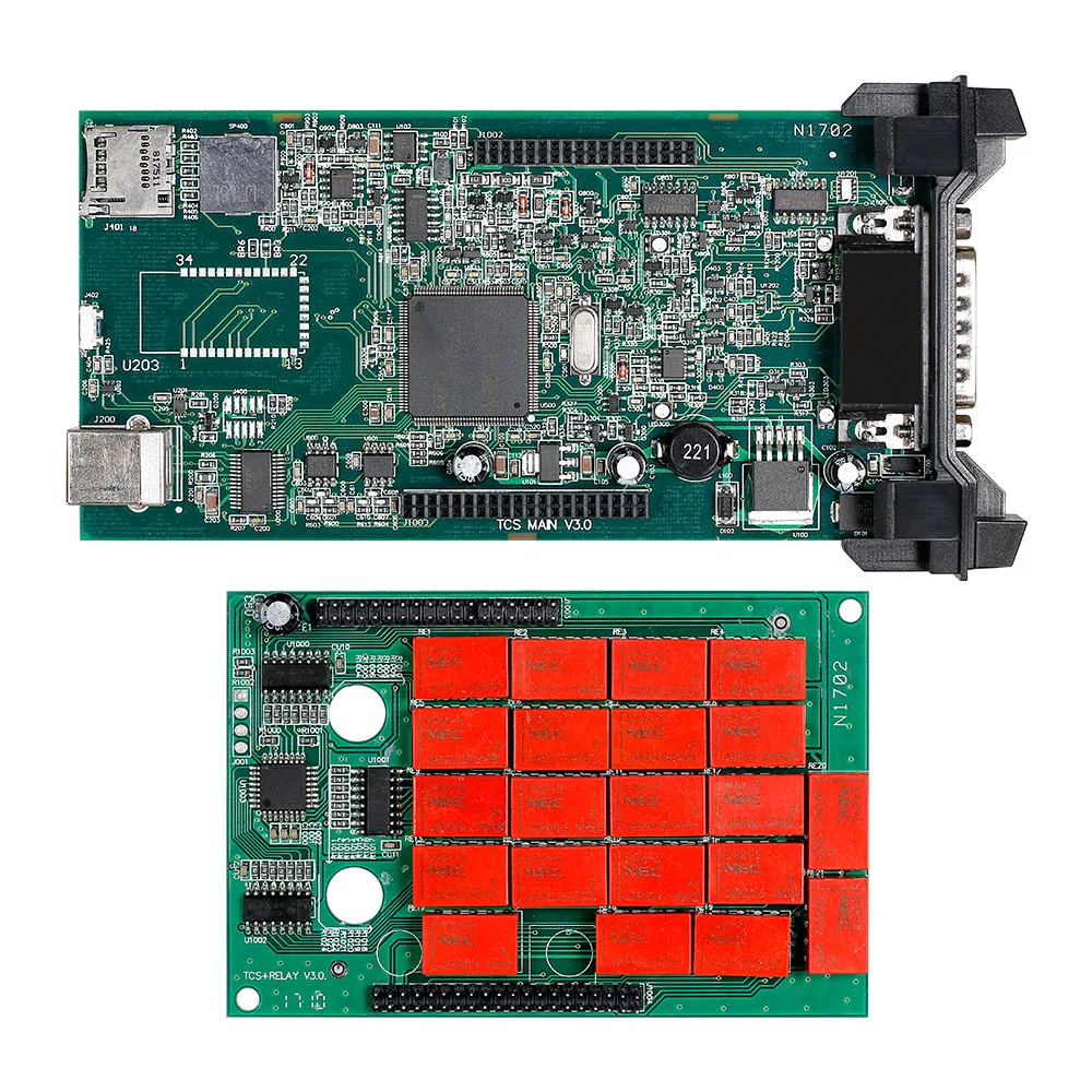 Двойной PCB OBD2 сканер диагностический инструмент реле Usb VCI VD с Bluetooth для Delphis DS150 DS150E
