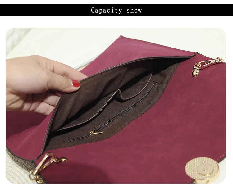 Модный женский клатч-конверт вечерняя дамская сумочка из высококачественной